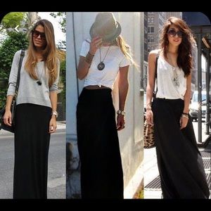 Black Maxi Skirt